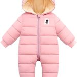 XMWEALTHY Baby Clothes Newborn Boy Girl Snowsuit Winter Coats Infant Jumpsuit Bodysuits Registry Essentials Stuff Gift